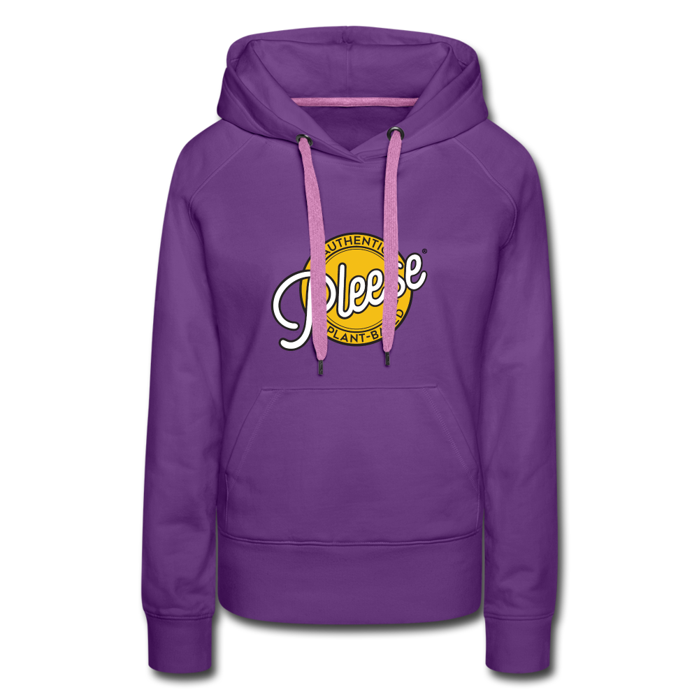 Women’s Pleese® Logo Premium Hoodie - purple