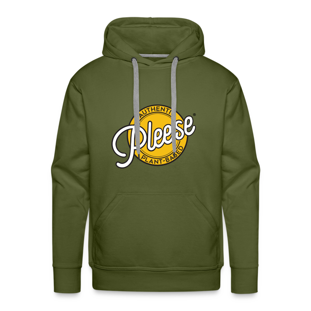 Men’s Pleese® Logo Premium Hoodie - olive green