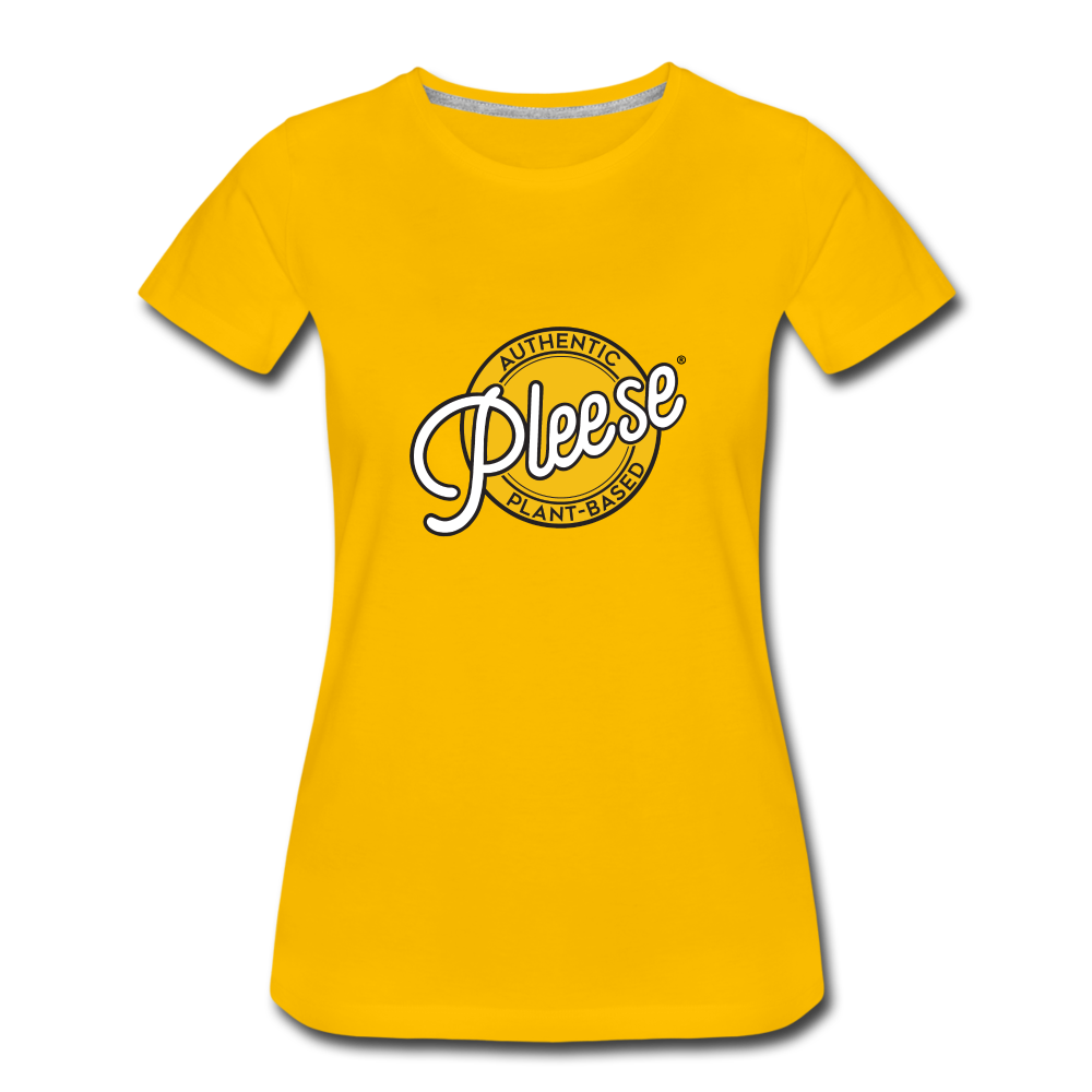 Women’s Pleese® Logo Premium T-Shirt - sun yellow