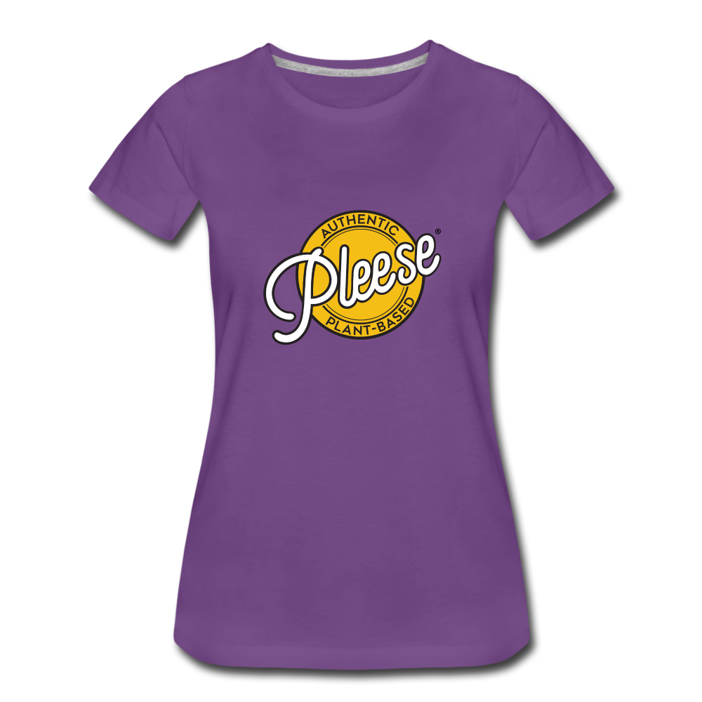 Women’s Pleese® Logo Premium T-Shirt - purple
