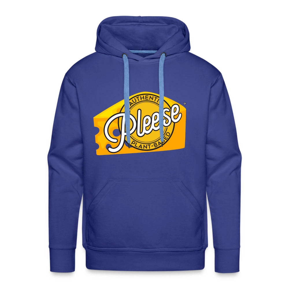 Pleese® Cheese Men’s Premium Hoodie - royal blue