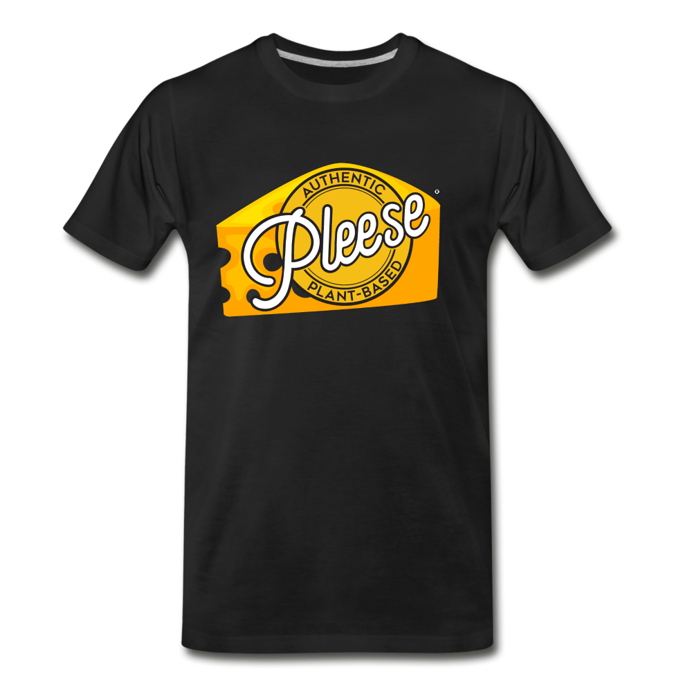Pleese® Cheese Men's Premium T-Shirt - black