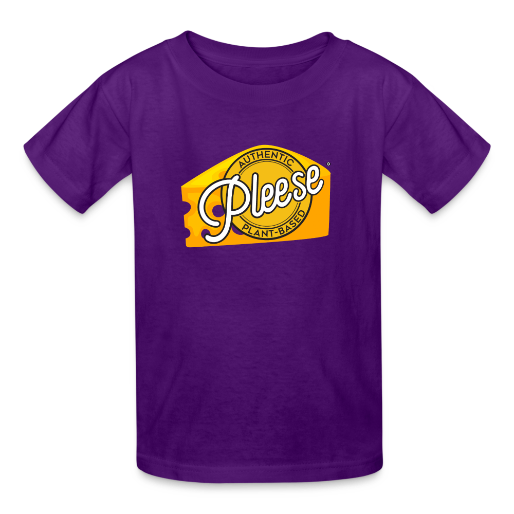 Pleese® Cheese Kids' T-Shirt - purple