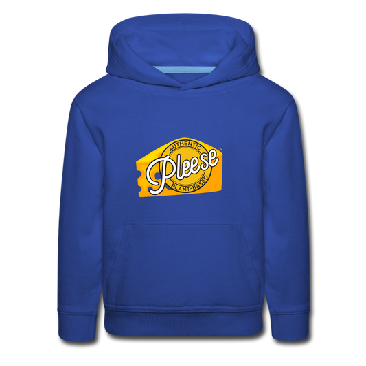 Pleese® Cheese Kids‘ Premium Hoodie - royal blue