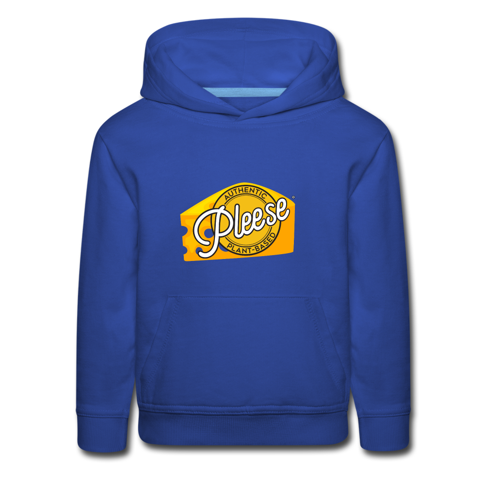 Pleese® Cheese Kids‘ Premium Hoodie - royal blue