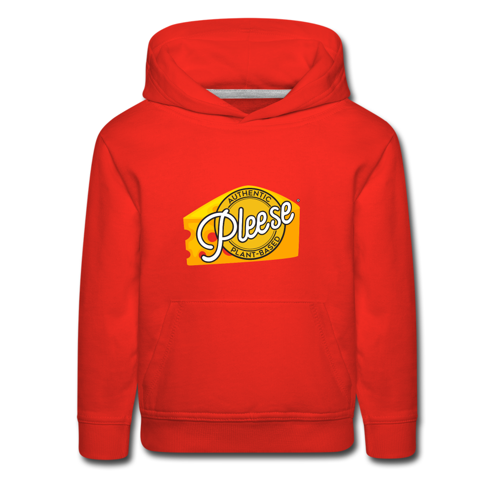 Pleese® Cheese Kids‘ Premium Hoodie - red